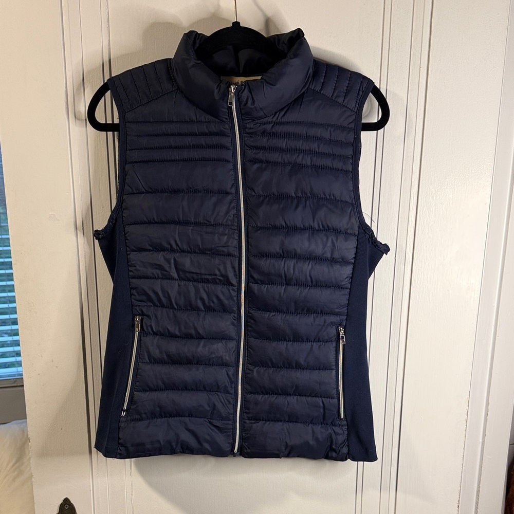 Navy Quilted Women's Vest